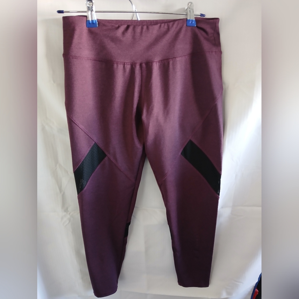Burgundy Lu-Lu Lemon Leggings